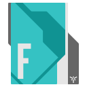 27S F : Alphanumeric Folder Icon F