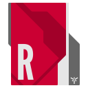 27S R : Alphanumeric Folder Icon R