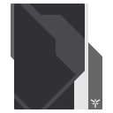 27M Black : Black Folder Icon