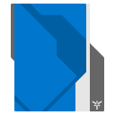 Explorer 27E Blessfury : Blue Color Folder Icon