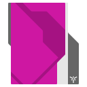 Explorer 27E Barecore : Magenta Color Folder Icon